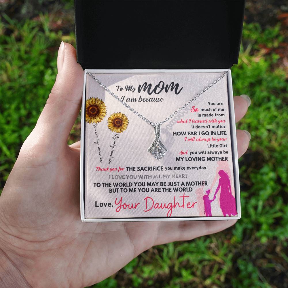 To my mom, thank you for everything